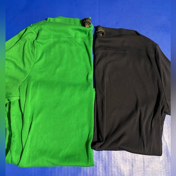 The Limited NWOT Bundle of 2 Navy Blue & Green Boat Neck Tops Size S - Picture 1 of 12